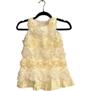 halabaloo little girls rosette A-line dress size 4